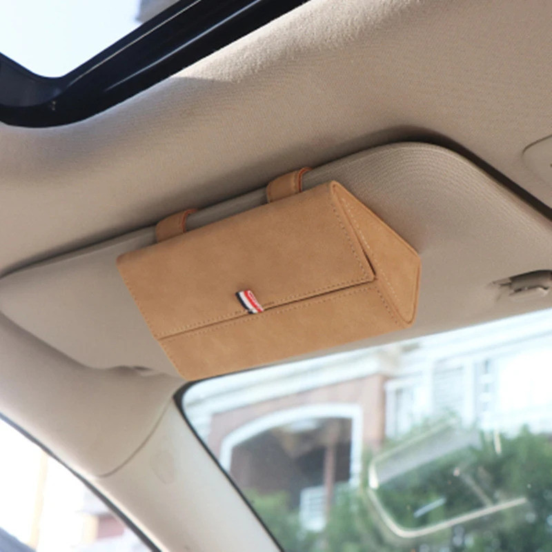 Car Sun Visor Glasses Storage Box Accessories For BMW E46 E90 E92 E93 E60 F30 F10 F20 X5 E70 G05 X3 