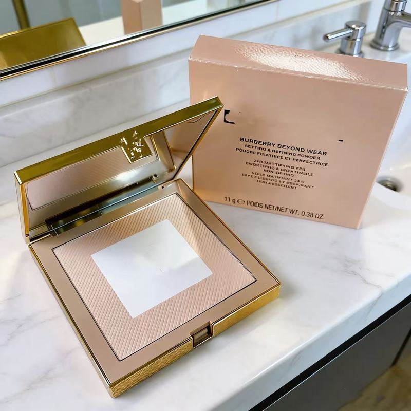 ((Mingtong) Burbe สินค้าใหม่ Windbreaker Pressed Powder 11g การตั้งค่าแต่งหน้าแต่งหน้าแต่งหน้าควบคุม