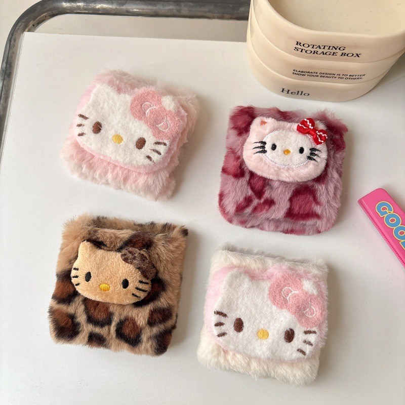 2025readystock ตุ๊กตา KT Cat เหมาะสําหรับ Samsung GalaxyZ Flip3/4 เคสโทรศัพท์หน้าจอพับ Z Flip5/6 เคส