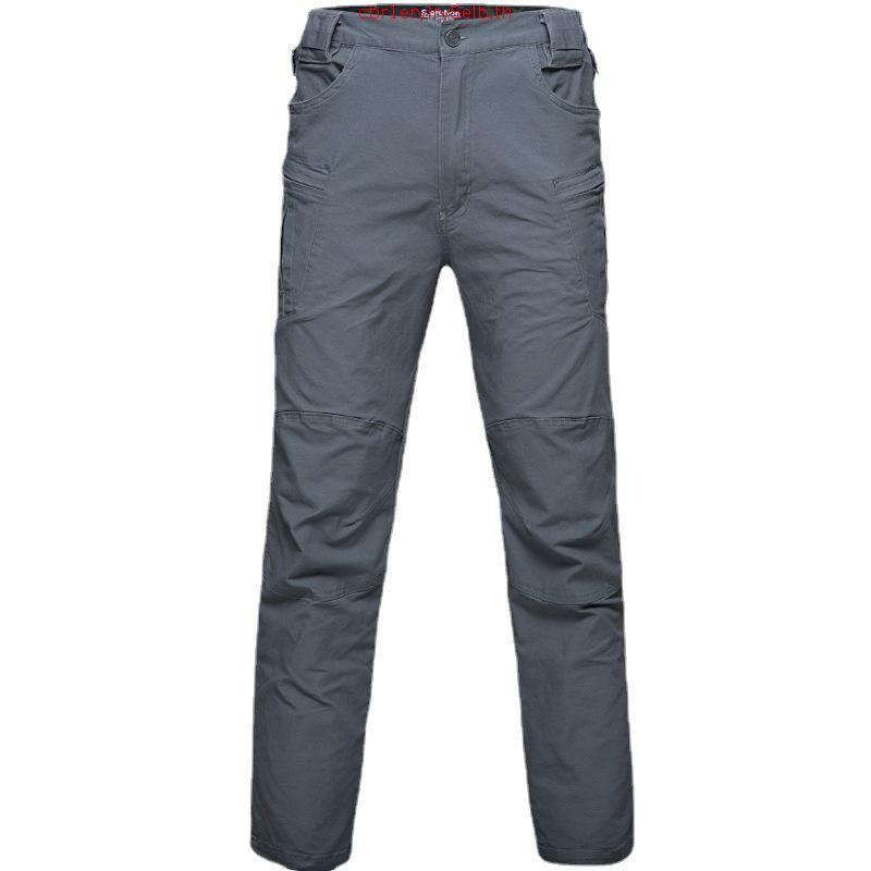 IX8 กางเกงคาร์โก้ ผ้ายืด cotton spandex หนา กางเกงยุทธวิธี มีช่องกระเป๋าหลายช่อง S-3XL