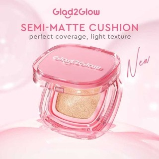Glad2glow Perfect Cushion Full Set Super Waterprof Tahan 12Jam Tahan Air Efek Matte 11g