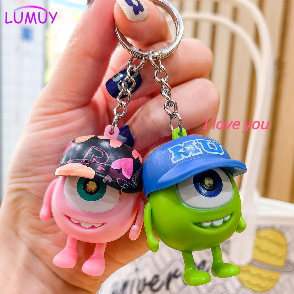 Lumuy I Love You Glow Voice พวงกุญแจตัด Big Eyed Monster การ์ตูนกระเป๋าจี้สารภาพที่น่าสนใจ Good Frie