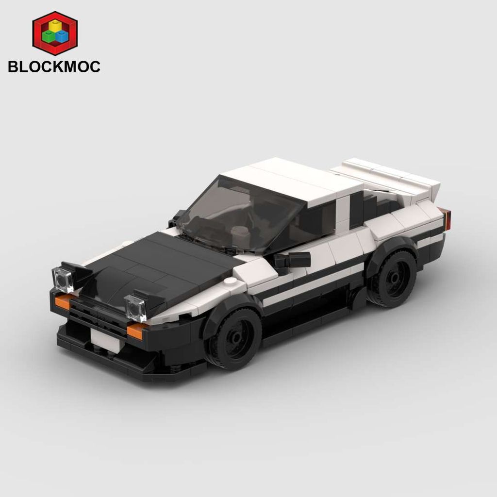 เข้ากันได้กับ Lego moc Building Blocks ประกอบ Toyota AE86 GT Initial D รถสปอร์ต speed Car Model20251