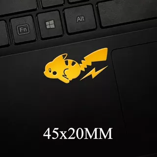Pokémon Pokémon Pikachu สติกเกอร์โลหะการ์ตูนน่ารัก Pokémon โทรศัพท์มือถือแท็บเล็ตสติกเกอร์ตกแต่งแล็ปท็อป