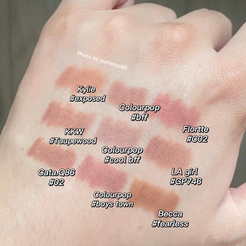 American colourpop Lip Liner cool bff Milk Tea Nude ลิปสติก bff/bff2/OH SNAP