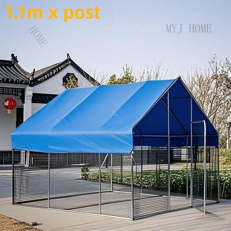 Chicken Cage Outdoor Breeding Chicken Cage Poultry Rain Shed Large Rainproof Chicken Shed鸡棚
