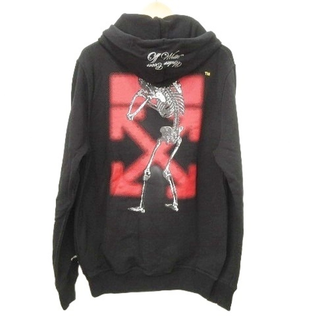 OFF-WHITE Hoodie white black Direct from Japan Secondhand
