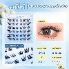 【ใหม่】G96 นางแมว MILAIขนตาปลอมกาวในตัว ตาเฉี่ยว สายฝอ ฟุ้งๆ ดูมีมิติ
