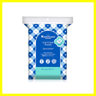 Karisma Cotton Pads แคริสม่า สำลีแผ่นสำหรับผิวแพ้ง่าย.