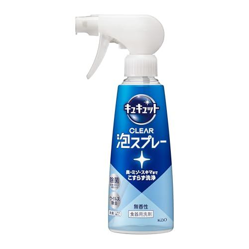 Kyu Kyu Tto CLEAR Foam Spray Dishwashing Detergent - Cleans deep, grooves, and gaps without scrubbin