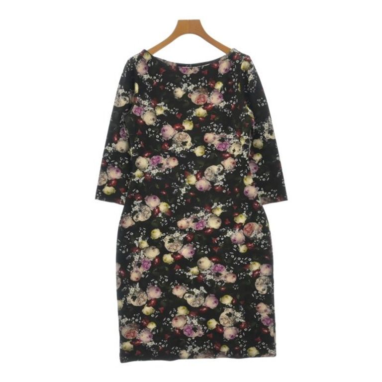 Erdem Dress Women Flower pattern black White red Direct from Japan Secondhand