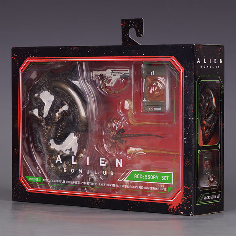 28cm Alien Romulus Xenomorph 10 นิ้ว Fully Articulated Action Figure อุปกรณ์เสริม Pack สําหรับ Sci Fi ภาพยนตร์สะสมจอแสดงผล
