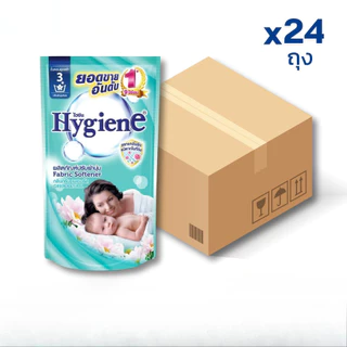 (ยกลังX1 ลัง 24ถุง) Hygiene ไฮยีน น้ำยาปรับผ้านุ่ม สูตรมาตรฐาน ขนาด 500มล. เลือกกลิ่นได้