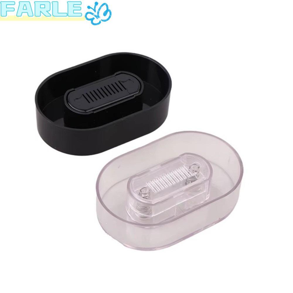 FARL เครื่องล้าง, ไม่มีแบตเตอรี่ High-Efficiency Razor Head Rinser, พลาสติกแบบพกพาประหยัดน้ําทําความสะอาดเครื่องโกนหนวดขาตั้งสําหรับมีดโกนส่วนใหญ่