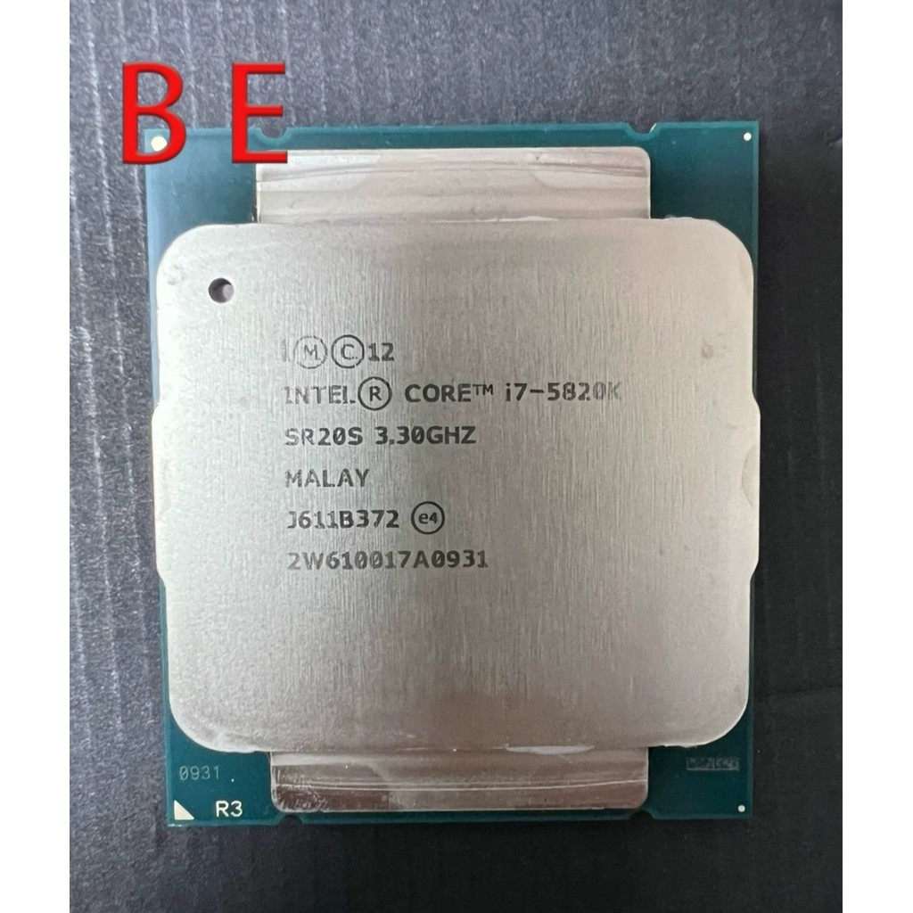Core i7-5820K LGA2011-3 โปรเซสเซอร์ CPU หก Core SR20S 3.3GHz Pre-owned Server CPU