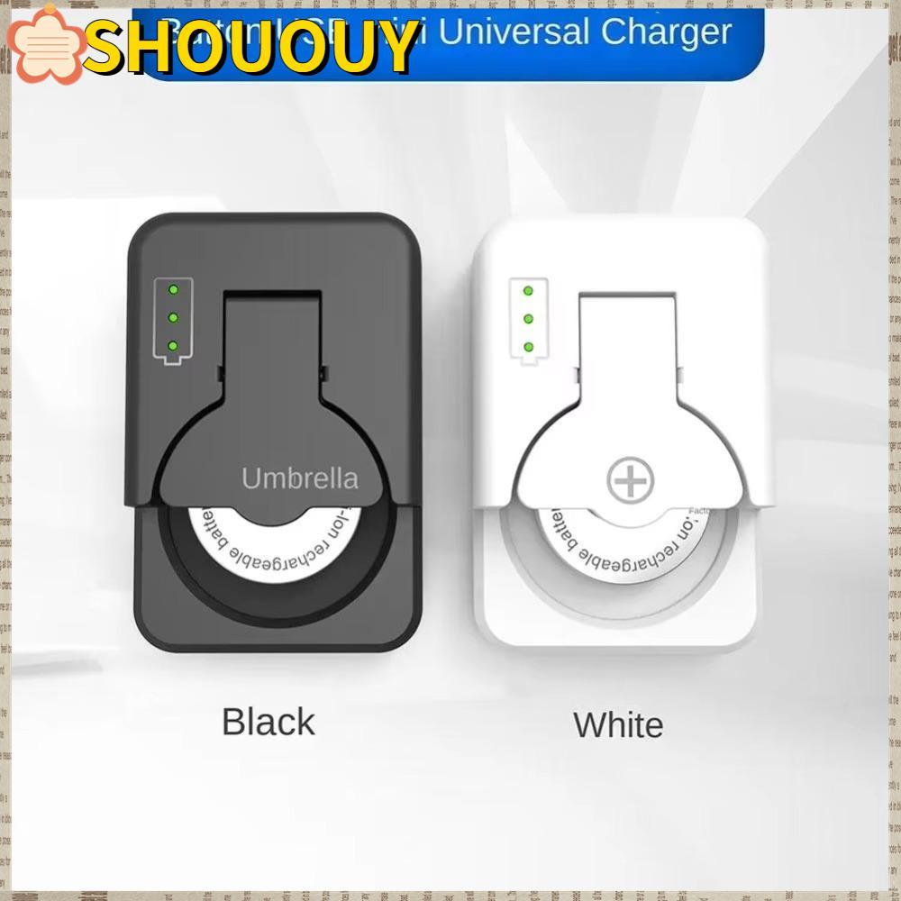 SHOUUY เครื่องชาร์จแบตเตอรี่ปุ่ม,น้ําหนักเบาที่เชื่อถือได้ 4.2V Mini Button Battery Charger, Mini Type-C หลายป้องกัน Universal Portable Charger สําหรับ LIR2016 LIR2025 LIR2032