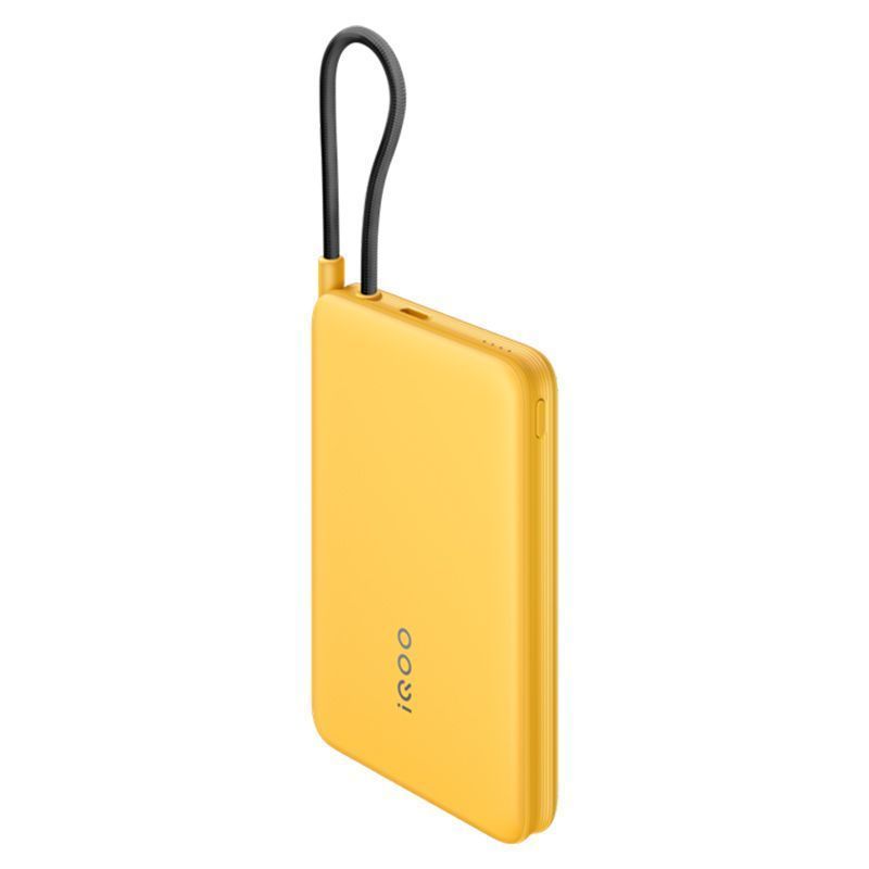 [การรับรอง 3C] iQOO 22.5w 1,0000mAh มาพร้อม Line Power Bank Power Bank สมบัติการชาร์จสามารถไปที่เครื
