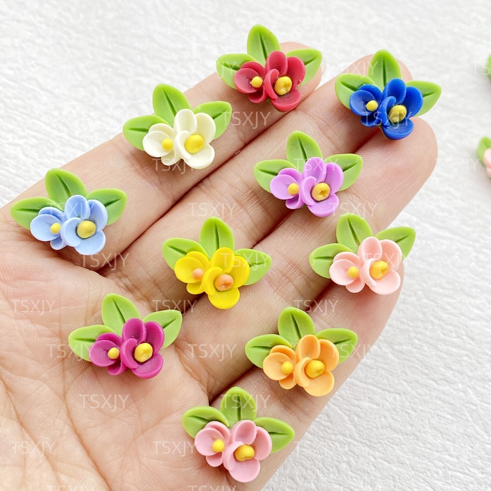 20 ชิ้นเรซิ่นน่ารักผสมสีดอกไม้/เล็บอุปกรณ์เสริมแบนกลับ Rhinestone DIY งานแต่งงานสมุดภาพตกแต่งคริสต์มาสหัตถกรรม ราคา ถูกที่สุด ดีลบีเคเค