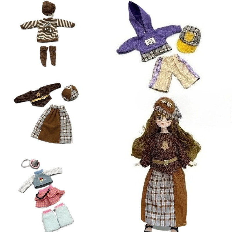เสื้อผ้าตุ๊กตาเหมาะสําหรับ GL 30 ซม.BJD, 1/6 Ratio Ghost Mom Lolita เปลี่ยน DIY Dressing ของเล่นอุปกรณ์เสริม