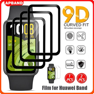 9D กระจกนิรภัย/ฟิล์มนุ่มสำหรับ Huawei Band 11 Pro / 11 /10 9 8 ป้องกันหน้าจอสำหรับ Smartwatch Huawei Band 10 9 8 NFC