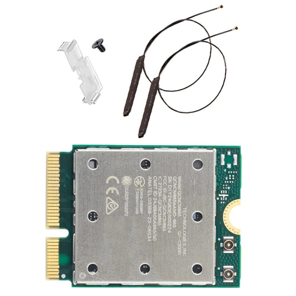 QCNCM865 WiFi 7 โมดูล M.2 NGFF 2x2:2 สําหรับ Intel และสําหรับแพลตฟอร์ม AMD Windows 11