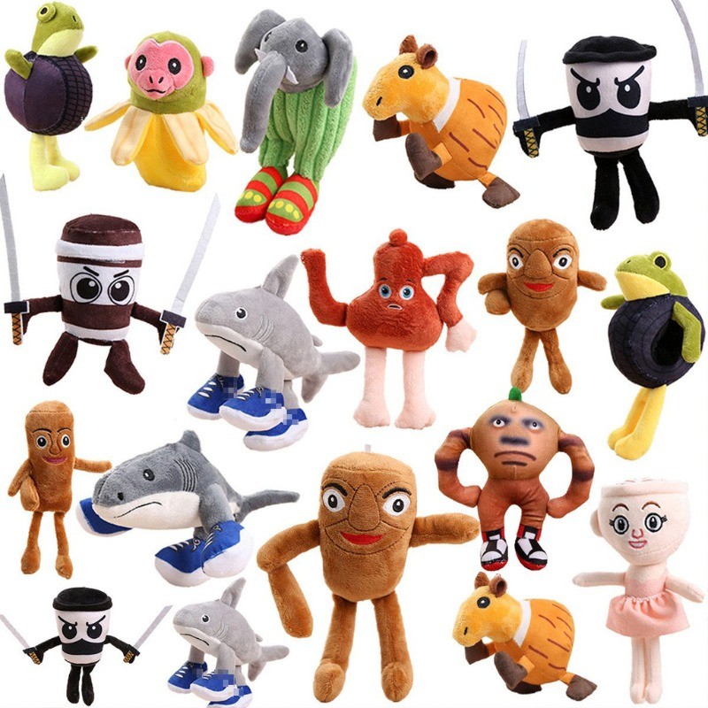 Tralalelo Tralala Plush Tungtung อิตาเลี่ยน Brainrot Al Tralala พวงกุญแจตุ๊กตา