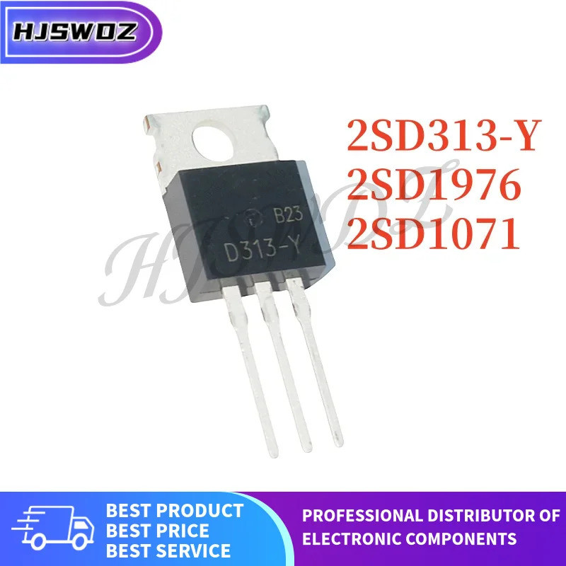 10pcs ใหม่ 2SD313 TO-220 D313 TO220 2SD313-Y ทรานซิสเตอร์ 2SD1071 D1071 2SD1976 D1976 High-power ในส