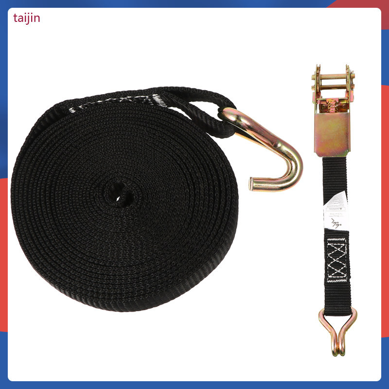 Heavy Duty Tie- Downs Roof Rack Tension Belt Canoe SUP Strap Kayak Lashing Straps Tie-Downs taijin