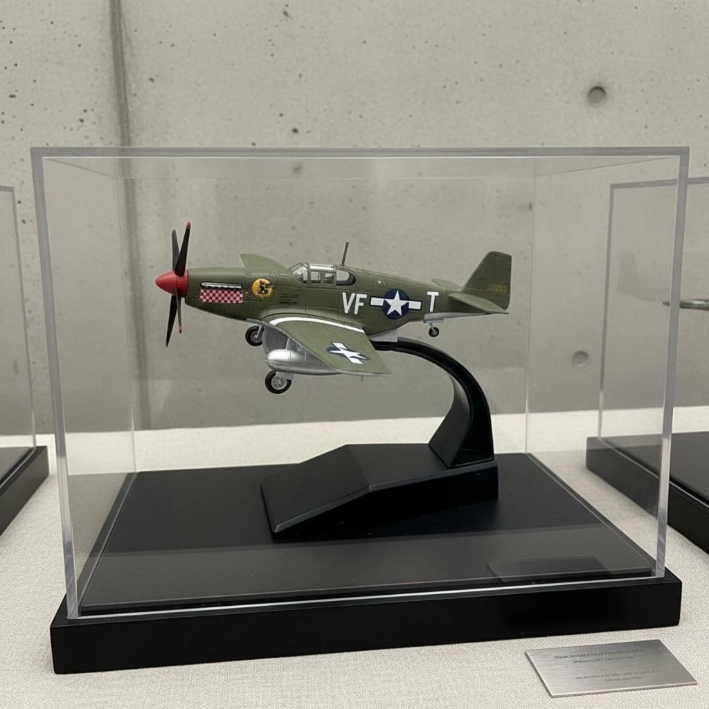 ประกอบล่วงหน้า 1/72 Scale P-51 Mustang Model Alloy Construction P-51 Mustang Model Authentic Marking