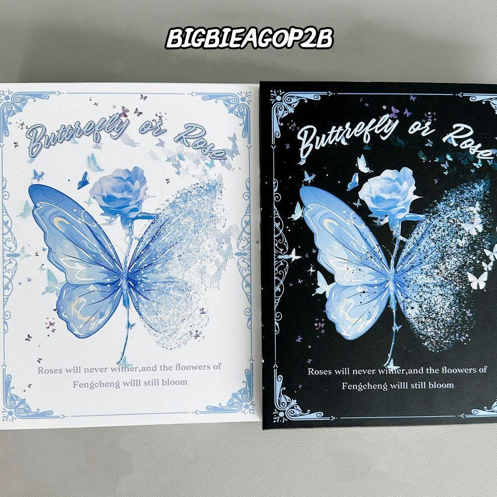หนังสือเล่มเล็กคอลเลกชันโฟโต้การ์ด บิ๊กเบย์ก2ข อัลบั้มรูปขนาด ก5 ใบหลวมขนาด 3 นิ้ว, คอนเสิร์ตผู้ถือโฟโต้การ์ดดีไซน์ผีเสื้อที่ทนทาน ราคา ถูกที่สุด ดีลบีเคเค