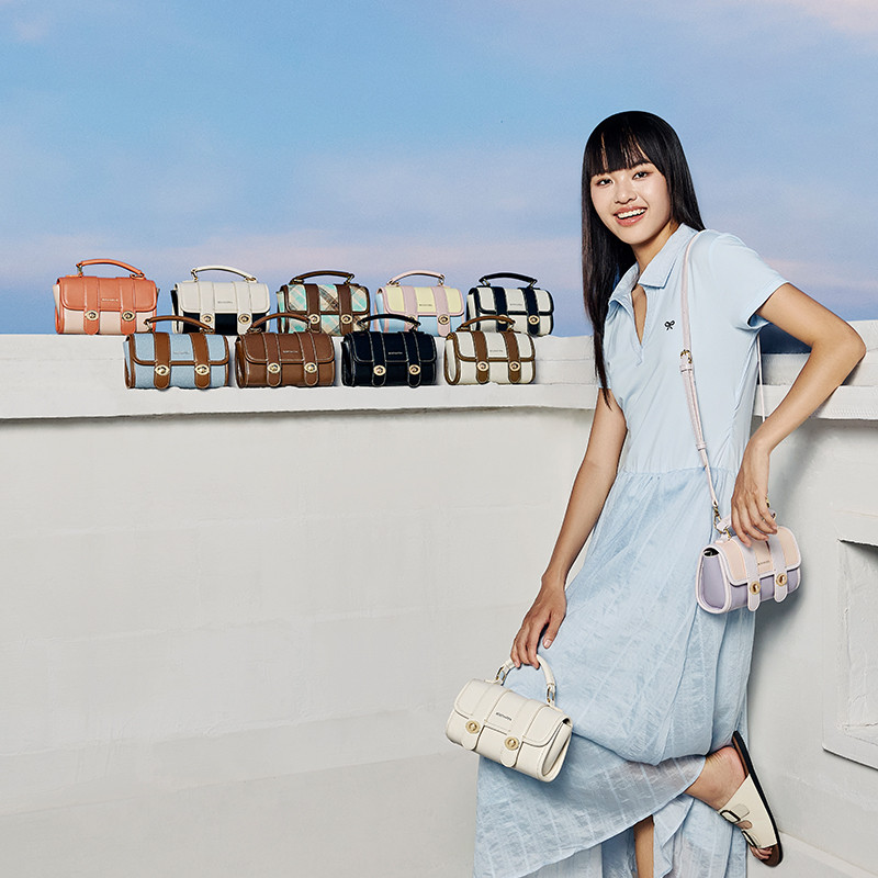 BOSTANTEN Mini Belle กระเป๋าถือผู้หญิง กระเป๋าสะพาย หนัง รูปที่ 8