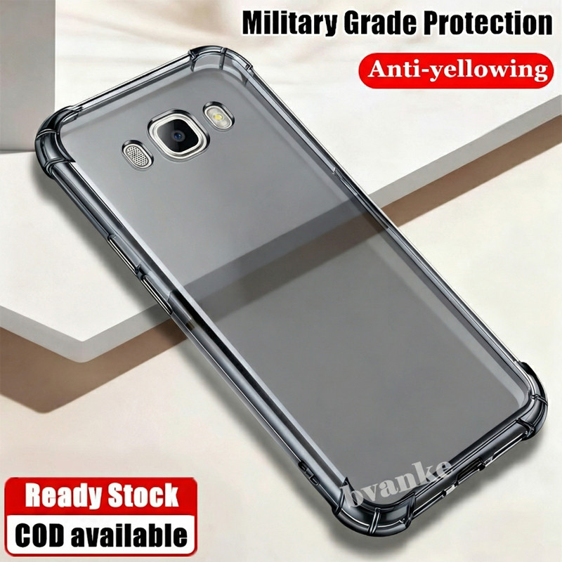 เคสโทรศัพท์สําหรับ Samsung Galaxy J7 2016 5.5 นิ้ว SM-J710F J710G J710H J710M J710K Slim โปร่งแสงซิล
