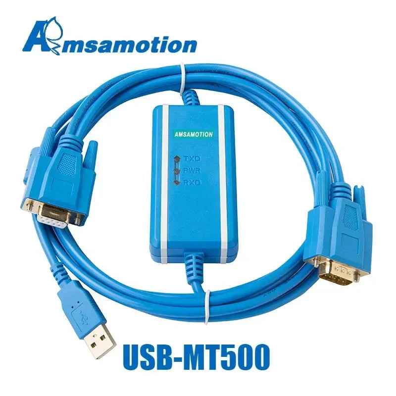 USB-MT500 เหมาะสําหรับ Weinview MT506M MT506T MT508T Series MT500 แผงสัมผัส HMI การเขียนโปรแกรมสายดา
