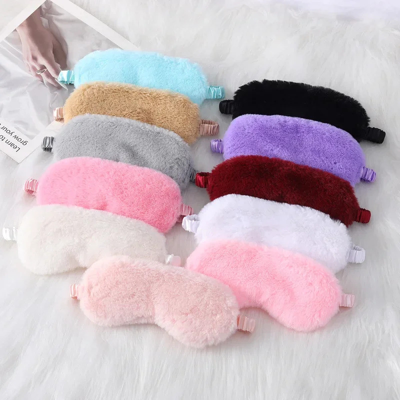 Sleeping Sleeping Sleeping Blindfold Soft Plush Eye Masks Cute Love Cloud Eye Cover Plush Eyepatch N