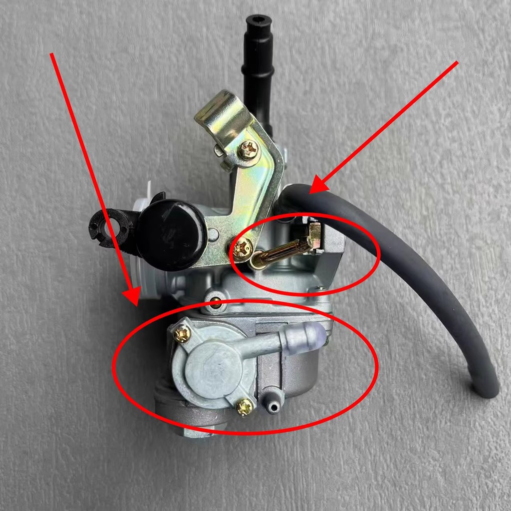 เหมาะสําหรับ Haojue Hyundi HJ110-3/HJ110-5 คานโค้งรถจักรยานยนต์คาร์บูเรเตอร์ Atomizer