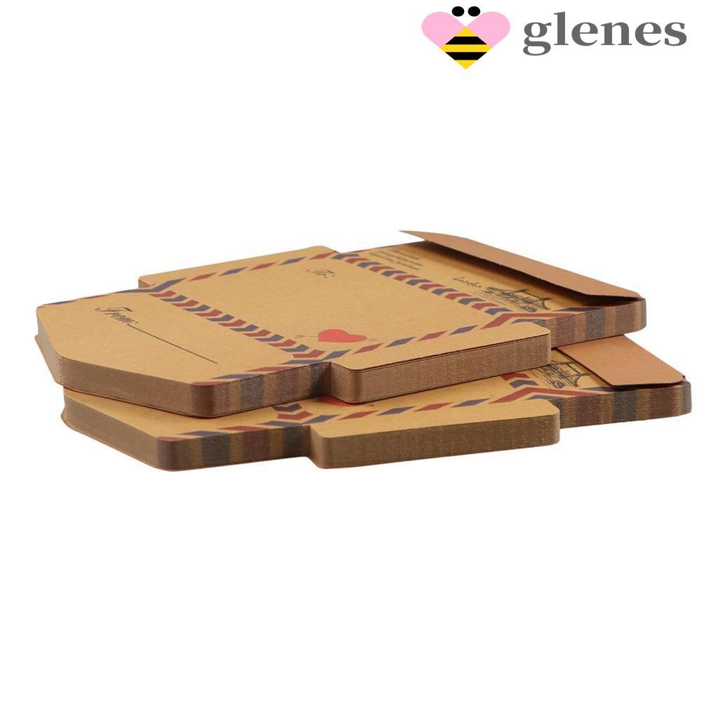 GLENES Envelope 45 ชิ้น/เซ็ตกระดาษคราฟท์โรงเรียน Office Supply Notepad