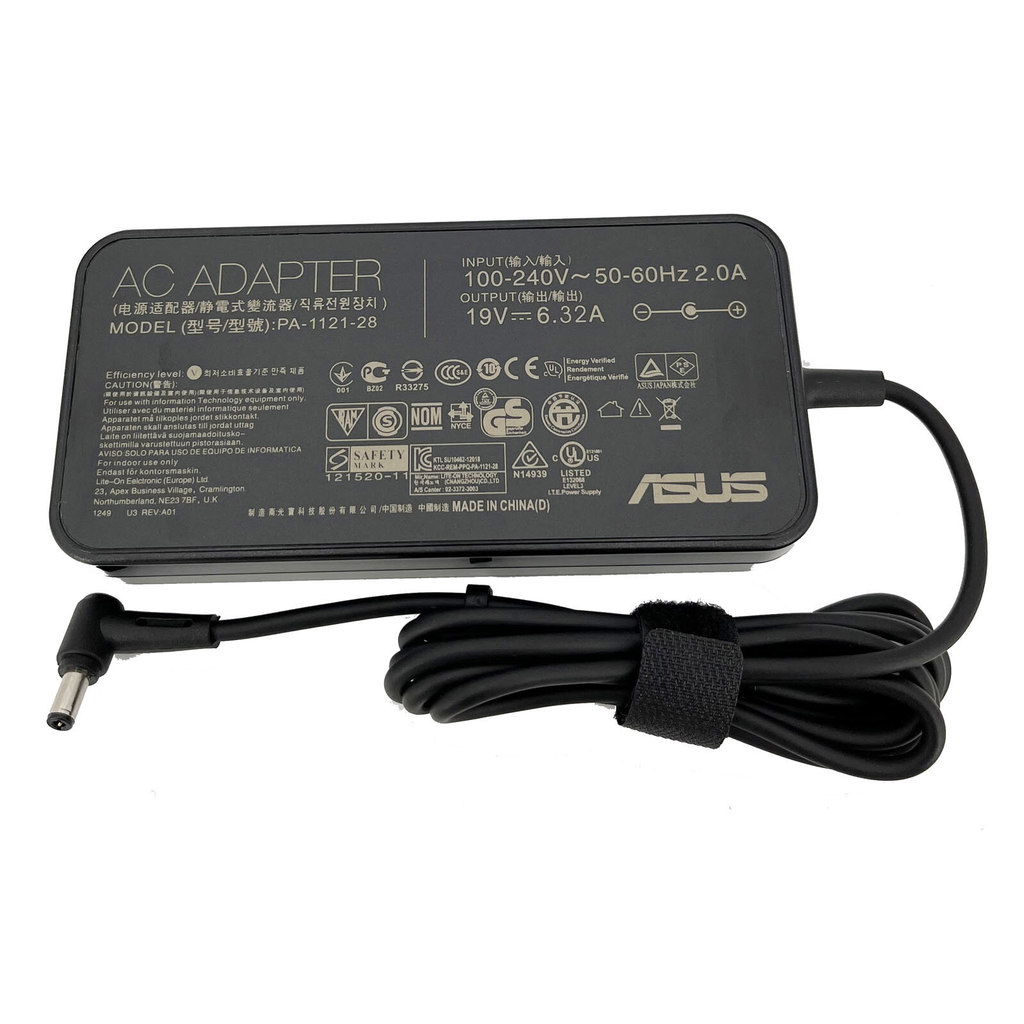 19V 6.32A 120W AC Adapter Charger สําหรับ ASUS NUC 13 PRO RNUC13ANHI70000UI