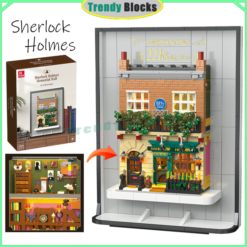Sherlock Holmes: กรอบรูป,บล็อกตัวต่อ,MOC 10351,รายละเอียดเต็มรายการตกแต่งที่สร้างสรรค์