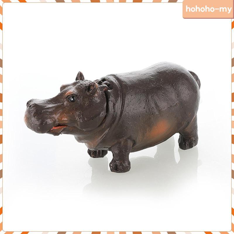 [HhohohoMY] Air Bubbler Hippo Fish Tank Bubbler ตกแต่งสําหรับ Hermit Crab Tank Aquarium 14.5cmx7cmx5