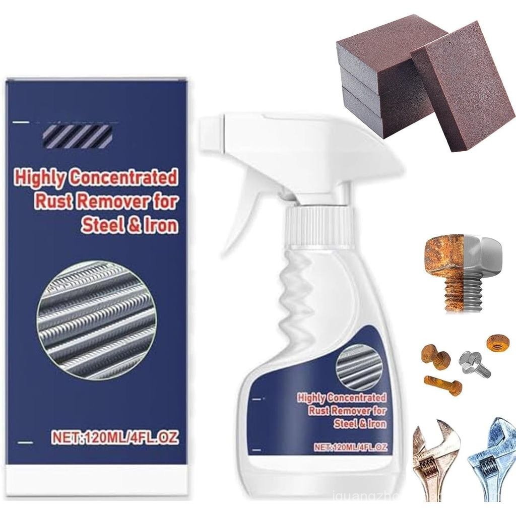 BEDARP Melbob Rust Remover, Rust Remover Spray for Metal, Highly Concentrated Steel Rust Remover, Po