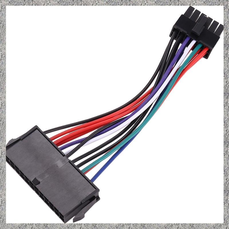 PSU ATX 24Pin หญิง 12Pin ชายแหล่งจ่ายไฟ Sleeved สาย 18AWG สําหรับ Q87H3-AM Q87H3 AM Q87 เมนบอร์ด