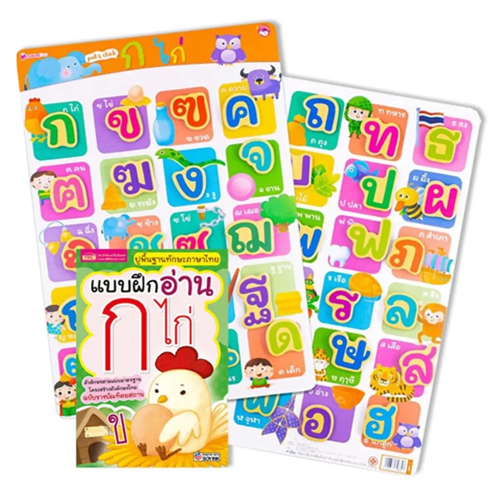 Se-ed (ซีเอ็ด) : หนังสือ ชุดพยัญชนะไทย ดึงออก-แปะติด (ใช้ร่วมกับ MIS Talking Pen)