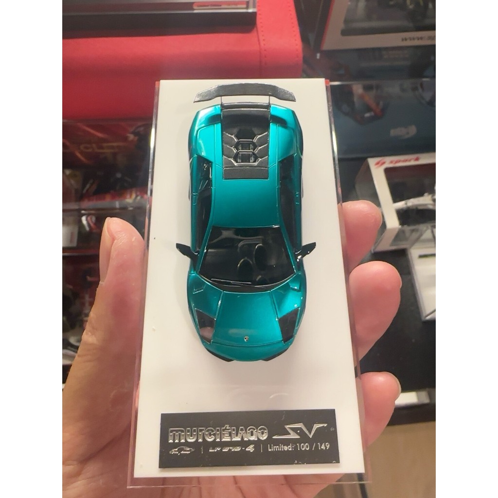 Gallery CL Lamborghini Bat LP670 SV Anniversary Blue 1/64 Love Car Model Exclusive Custom Anniversar
