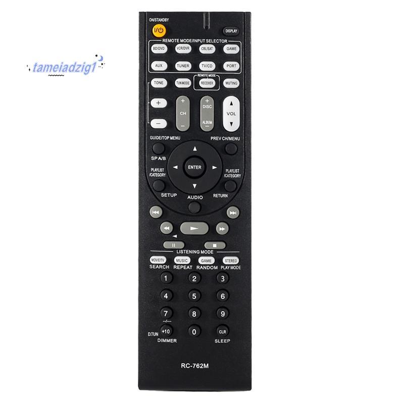 1 ชิ้นรีโมทคอนโทรลเปลี่ยน RC-762M สําหรับตัวรับสัญญาณ AV HT-R380 HT-R290 HT-R390 HT-R538 TX-SR308 HT
