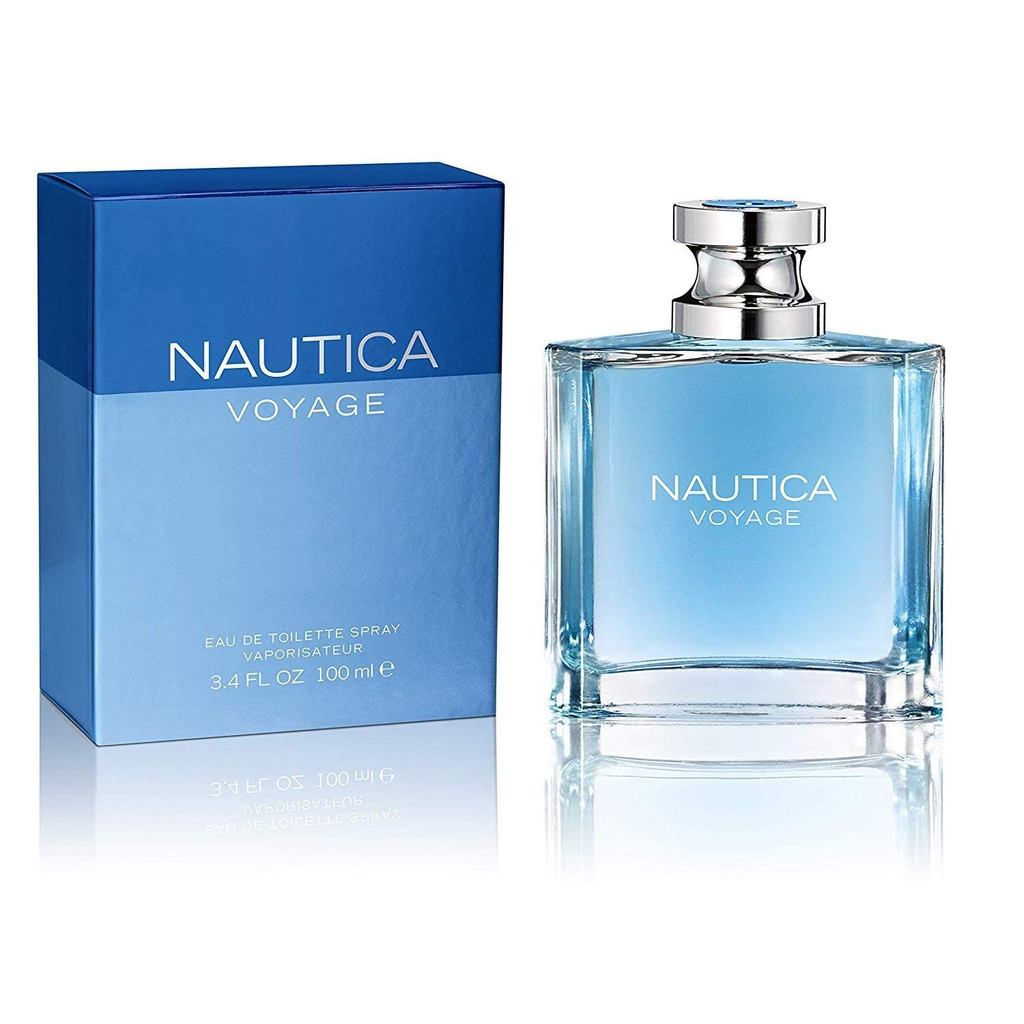 Nautica Voyage for Men สเปรย์น้ําหอม Eau De Toilette 3.4 ออนซ์
