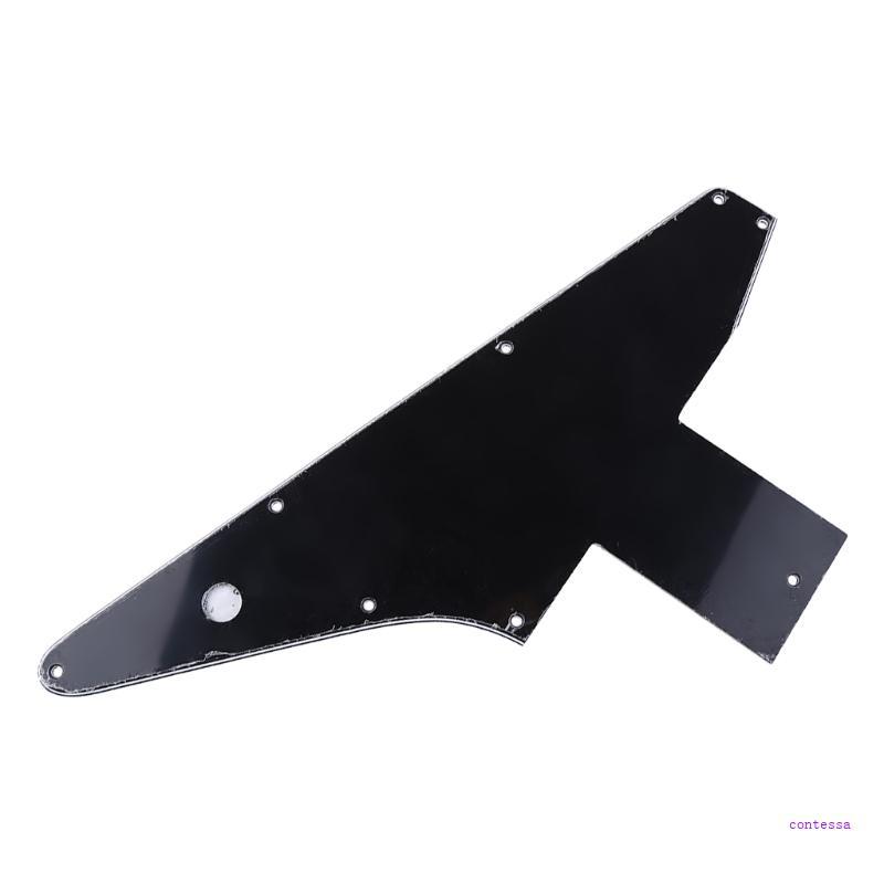 CON 3 Ply Guitar Pickguard Pick Guard สําหรับ Explorer สําหรับ Gibson 76 Reissue Black Part