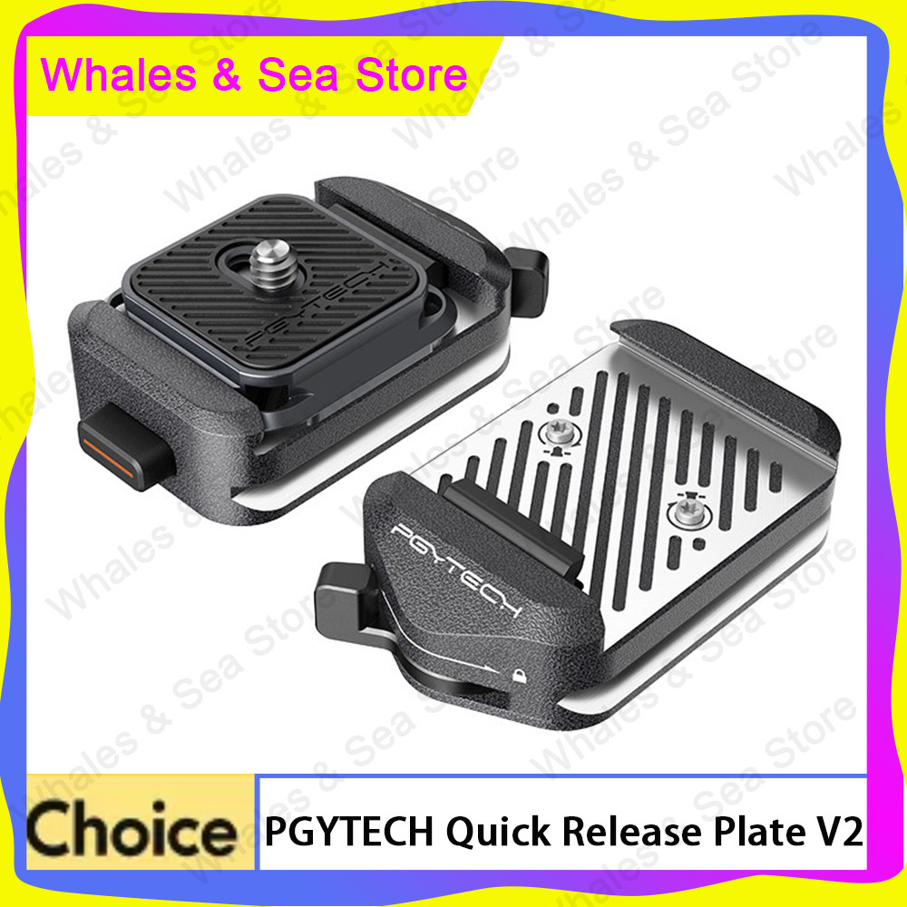 Pgytech Quick Release Plate V2 อะแดปเตอร์กล้อง Quick-Release Plate สําหรับ Sony/Nikon/Fuji/Dji Quick Setup Mount พร้อมขาตั้งกล้อง
