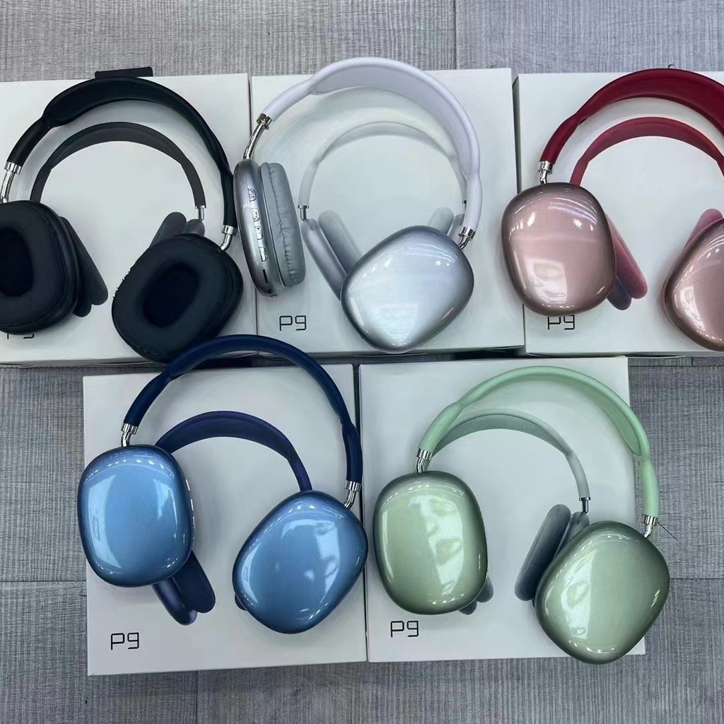 หูฟังครอบหู หูฟังครอบ P9 ชุดหูฟังชุดหูฟังบลูทูธ p9promax เพลงไร้สายสเตอริโออะแดปเตอร์โทรศัพท์มือถือแ