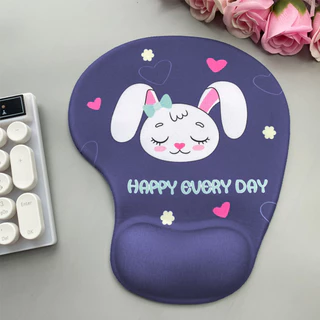 🔥พร้อมส่ง🔥 แผ่นรองเมาส์ แผ่นรองเมาส์ซิลิโคน ลายการ์ตูน มีซิลิโคนรองข้อมือ