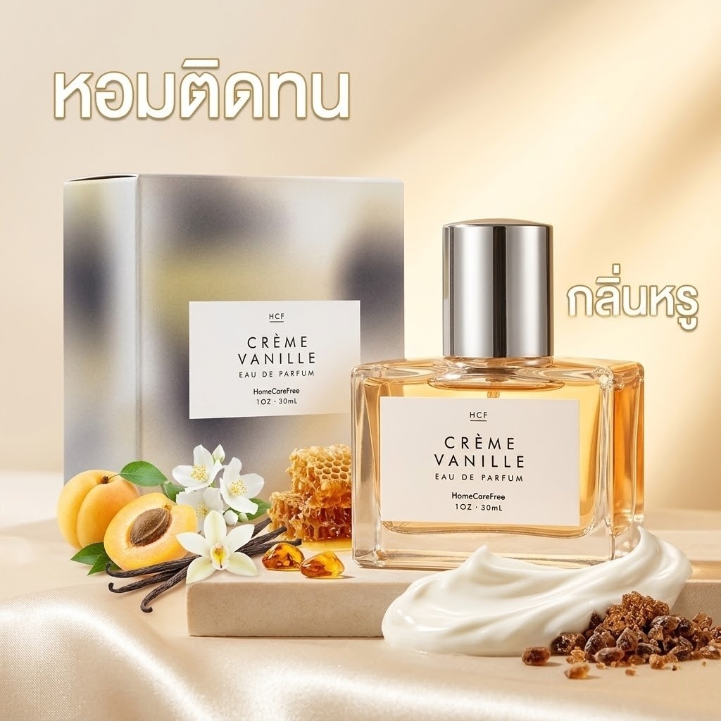 🔥[พร้อมส่ง] HCF Crème Vanille 30ml น้ำหอมวานิลลา หอมละมุน กลิ่นเซ็กซี่ หอมติดทนนาน ของแท้ ส่งฟรี รีวิวน้ำหอม หอมหรู